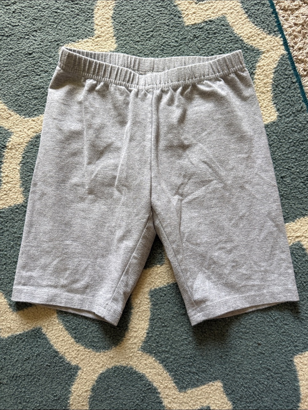 Hanna Andersson Light Gray Elastic-Waist Shorts